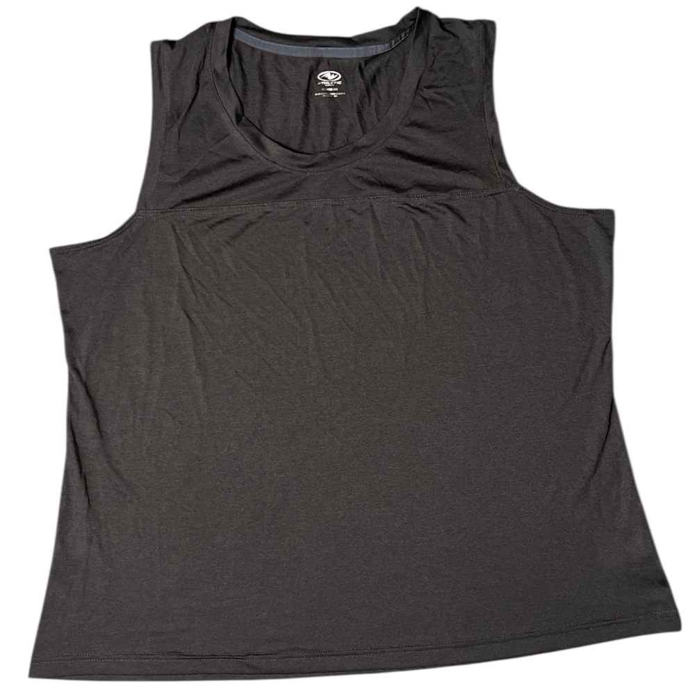 Black Sleeveless Women's Athletic Top